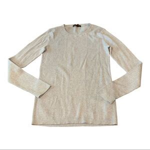 BANANA REPUBLIC Pale Blue Long Sleeve Sweater M Ribbing